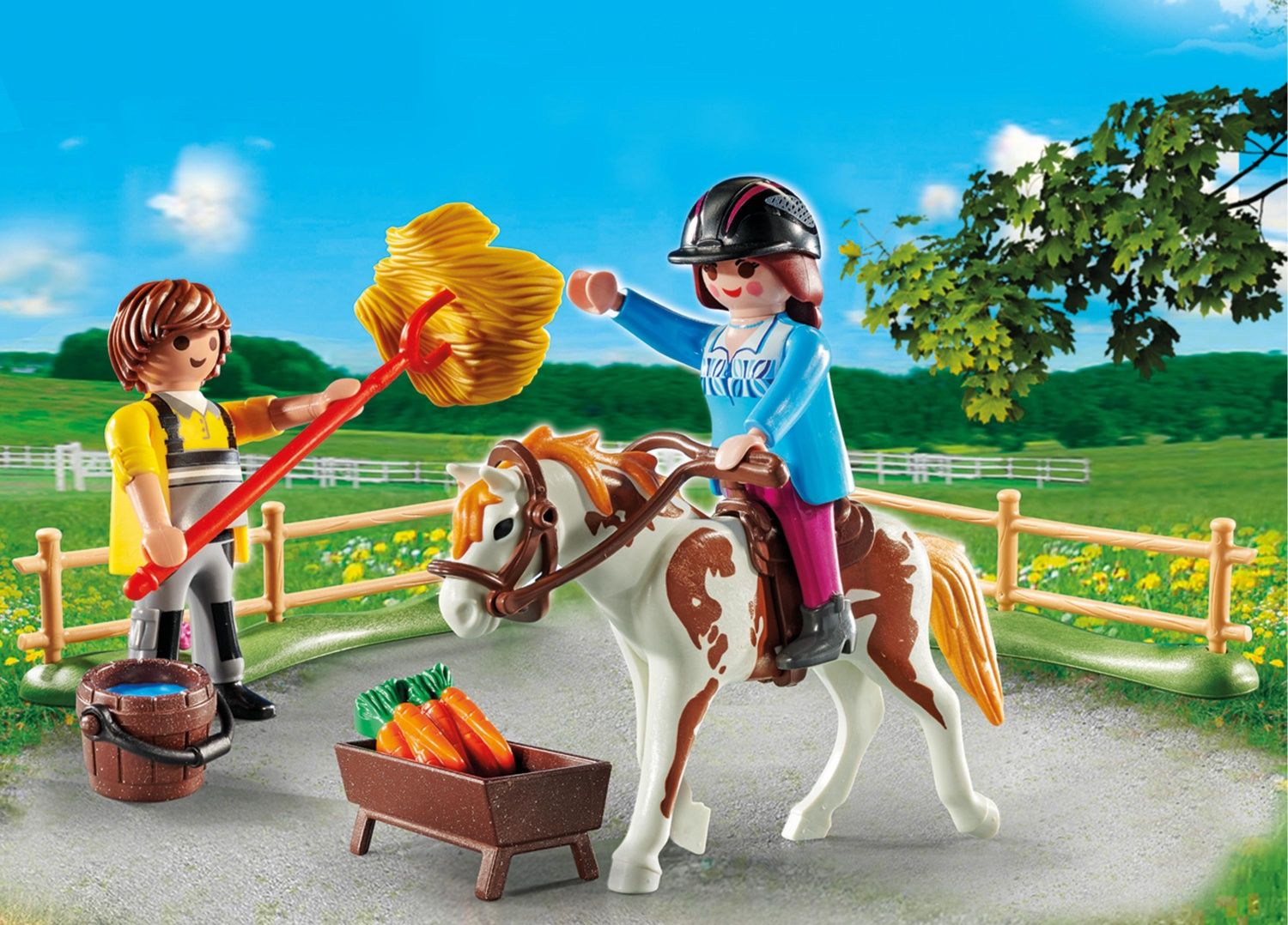 Playmobil 70505 - Starter Pack Cavali�re Et Palefrenier - 3