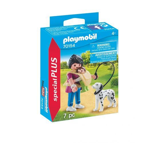 Playmobil 70154 - Maman Avec Bébé Et Chien