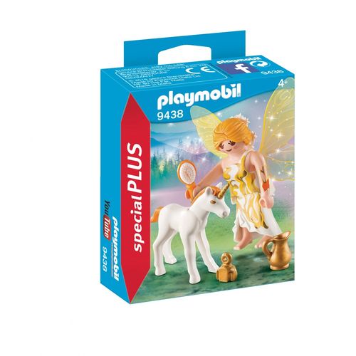 Playmobil 9438 - Fée Et Bébé Licorne