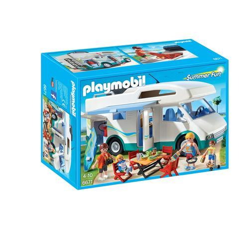 Playmobil 6671 - Famille Avec Camping-Car