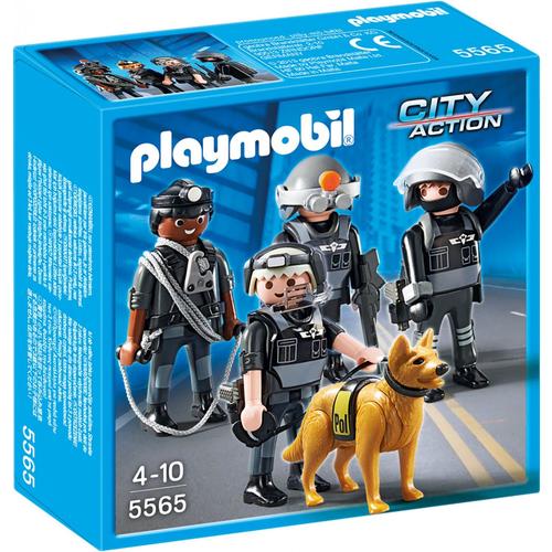 Playmobil - Hélicoptère avec policier des forces spéciales - 5563