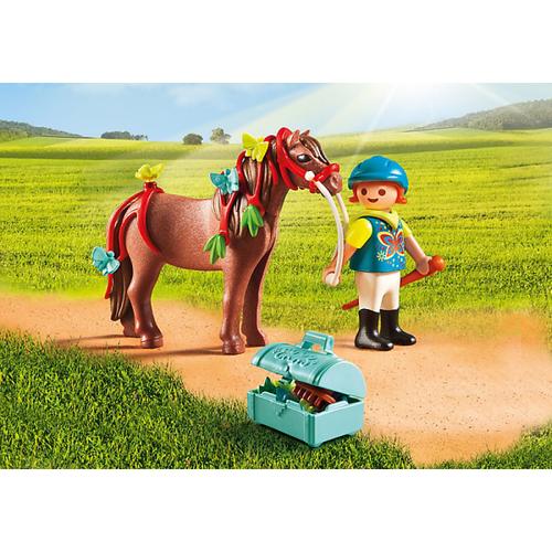 Poney à décorer Papillon - Playmobil équitation 6971