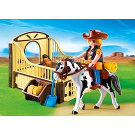 Playmobil Country Cheval Shagya, sa cavalière et son box 5518