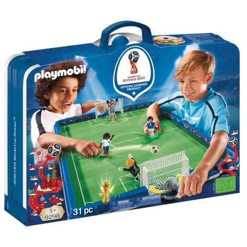 Playmobil 9298 - Stade Foot Transp Fifa Russie 2018