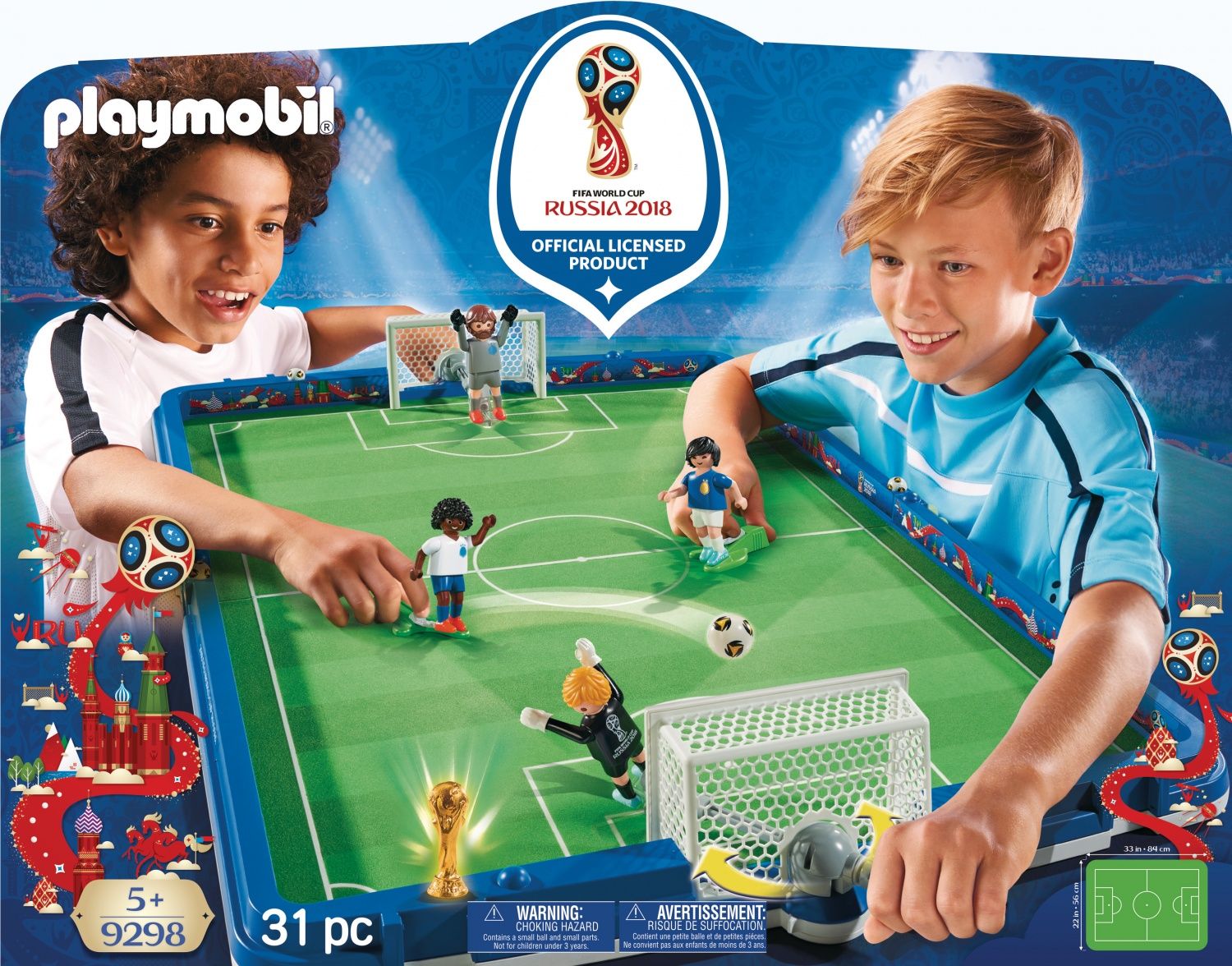 Playmobil 9298 - Stade Foot Transp Fifa Russie 2018 - 3
