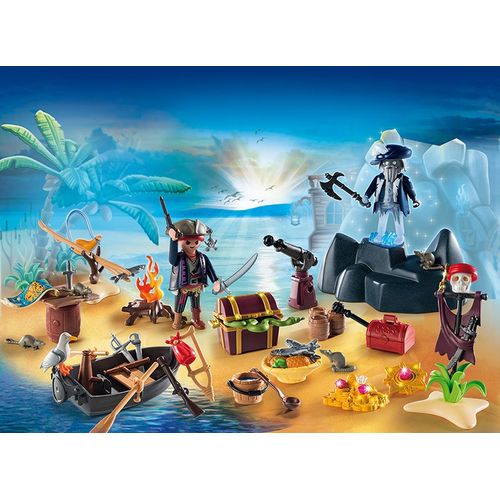 Playmobil 6625 - Calendrier De L'avent "Ile Des Pirates