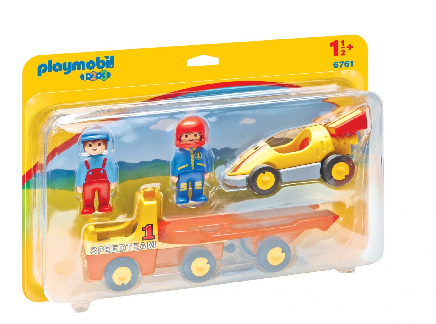 PLAYMOBIL 70126 - 1.2.3 - Camion Benne pas cher 