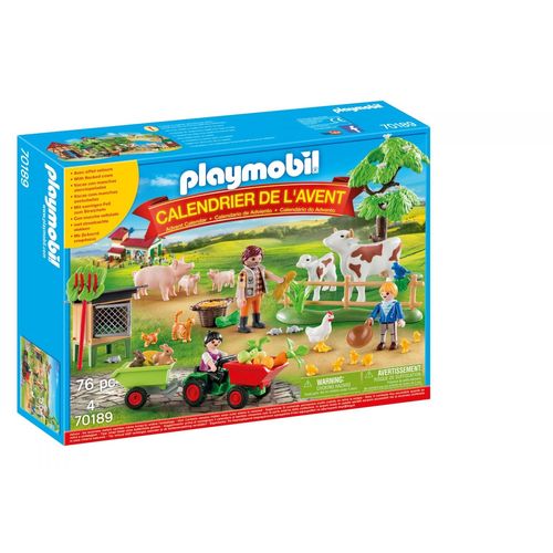 Playmobil 70189 - Calendrier De L'avent "Animaux De La Ferme"