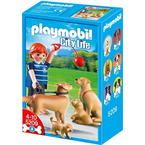 PLAYMOBIL chien dressé 