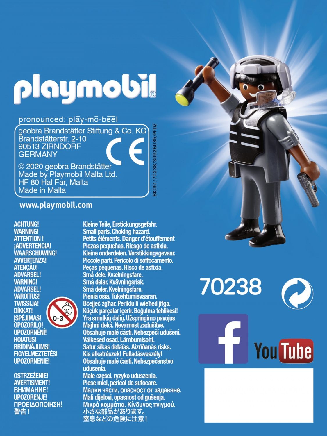 Playmobil 70238 - Policier D'�lite - 2