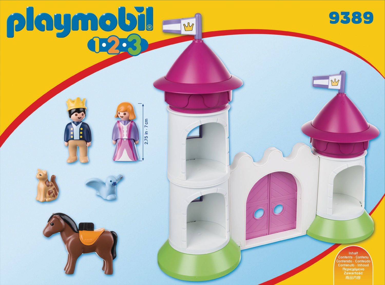 Playmobil 1.2.3 9389 - Ch�teau De Princesse Avec Tours Empilable - 3