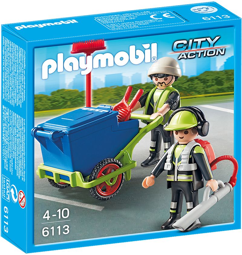 City action ouvriers de voirie Playmobil