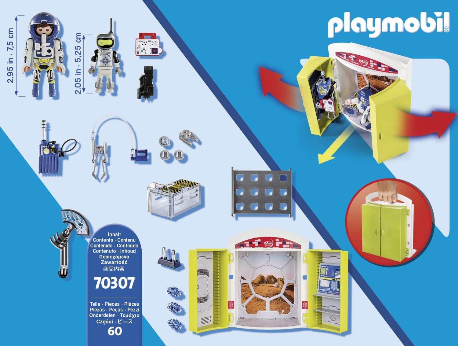 Playmobil 70307 - Coffre Base Spatiale - 2