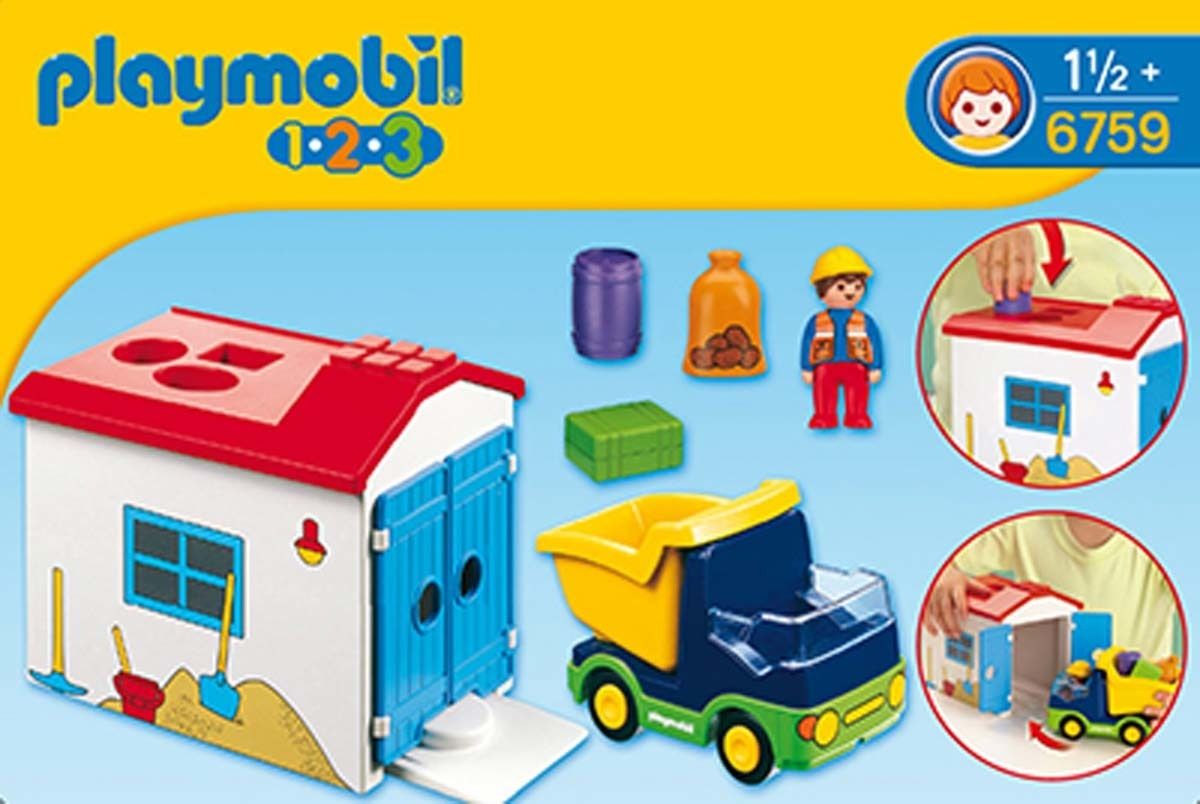 Playmobil 6759 - Camion Avec Garage 1.2.3 - 2