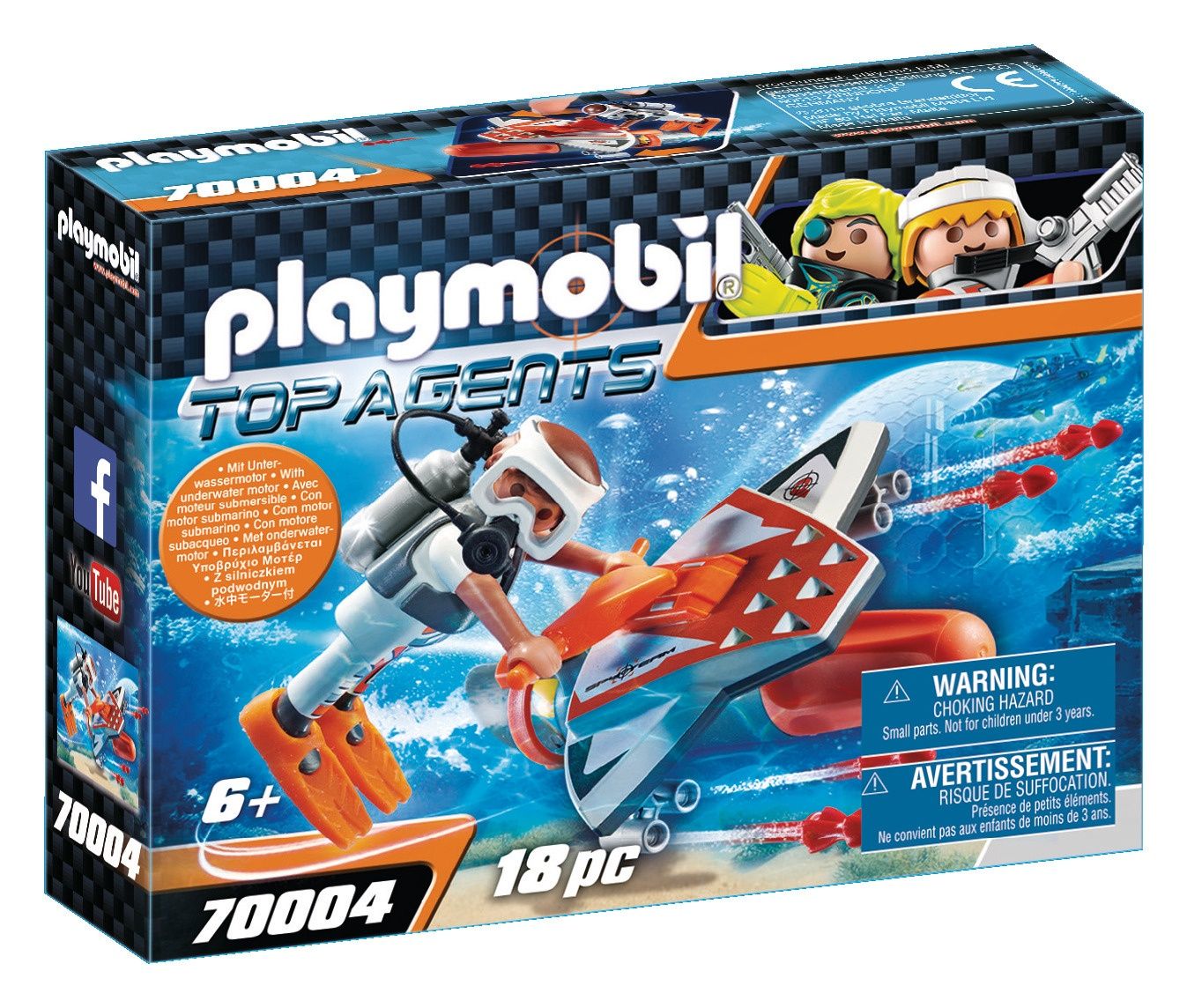 Playmobil 70004 - Propulseur Sous-Marin Spy Team