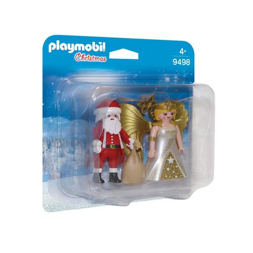 9498 - Playmobil Duo Père Noël Et Ange