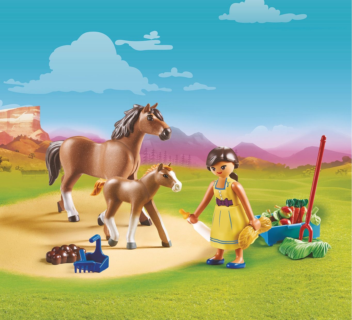 Playmobil 70122 - Apo Avec Cheval Et Poulain - 3