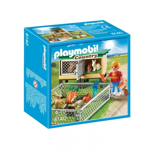 Playmobil 6140 - Enfant Avec Enclos À Lapins