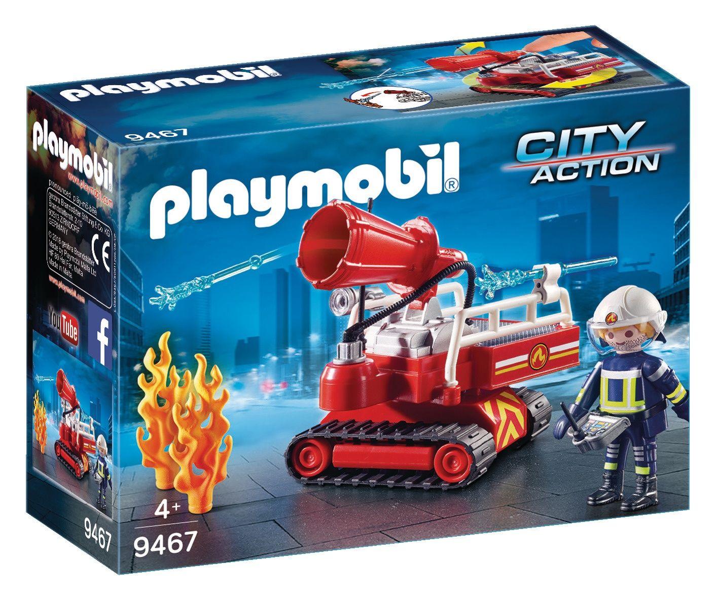 Playmobil City Action Les pompiers 9464 Fourgon d'intervention des pompiers  - Playmobil - Achat & prix