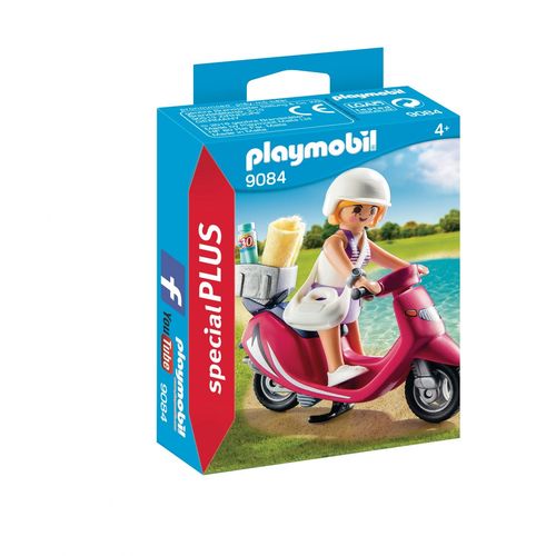 Playmobil 9084 - Vacancière Avec Scooter