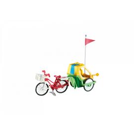 71306 - Playmobil Country - Cycliste avec vélo et remorque avant