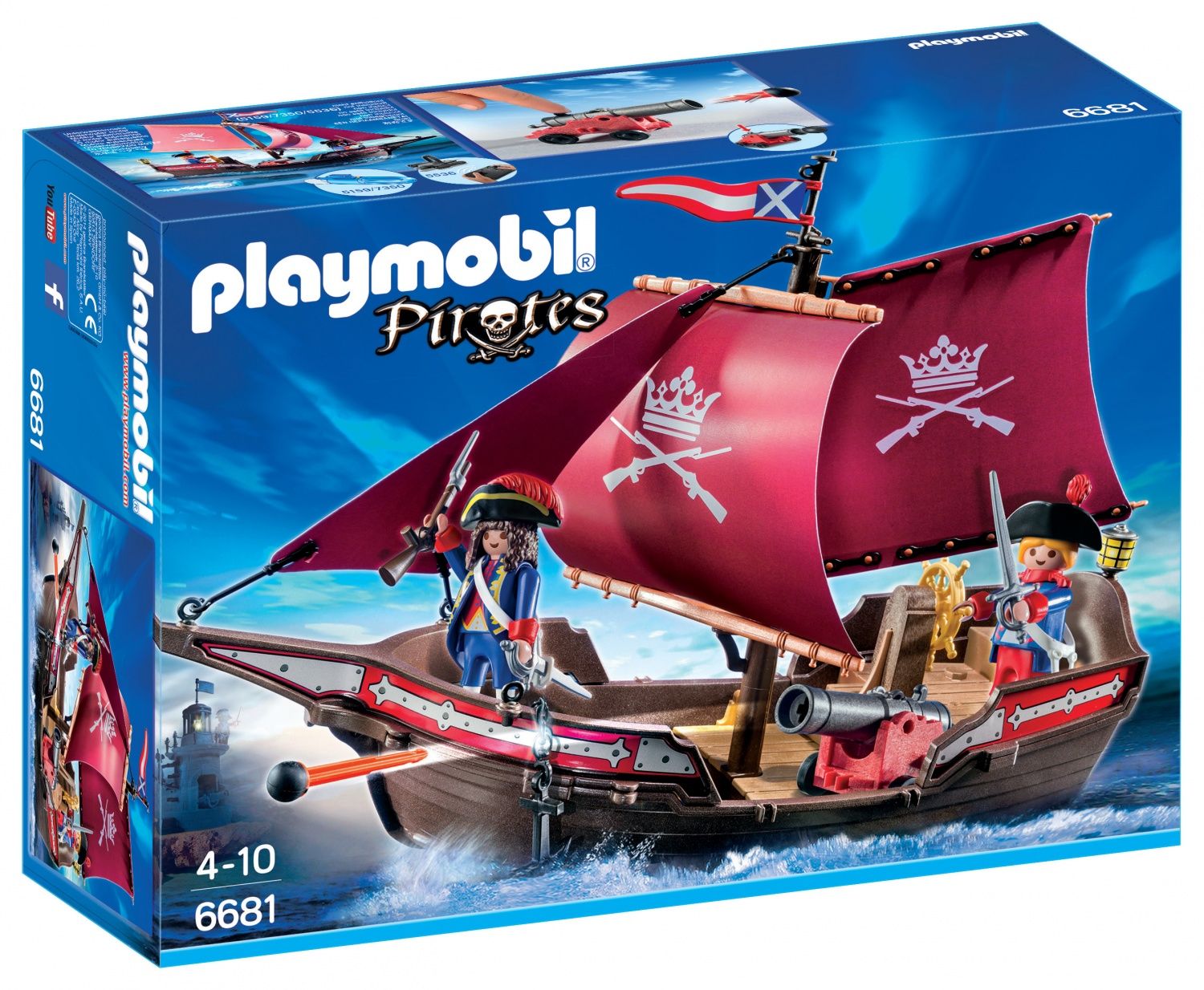 Playmobil 6681 - Chaloupe Des Soldats