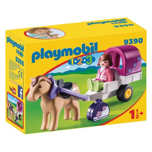 Playmobil 9390 - Carriole Avec Cheval