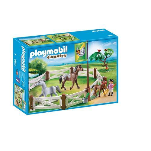 Playmobil 6931 - Enclos Avec Chevaux