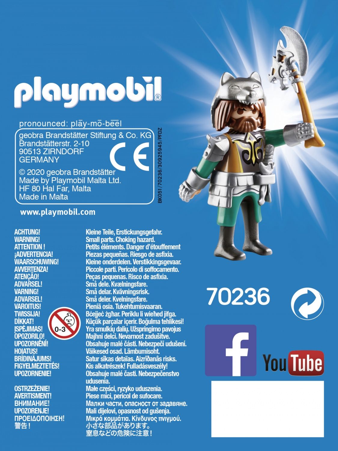 Playmobil 70236 - Guerrier Du Loup - 2
