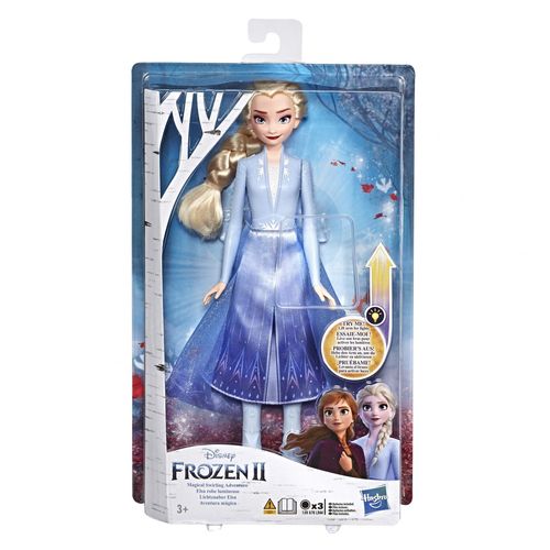 Disney Reine Des Neiges Disney La Reine Des Neiges 2  Poupee Princesse Disney Elsa Robe Lumineuse - 27 Cm