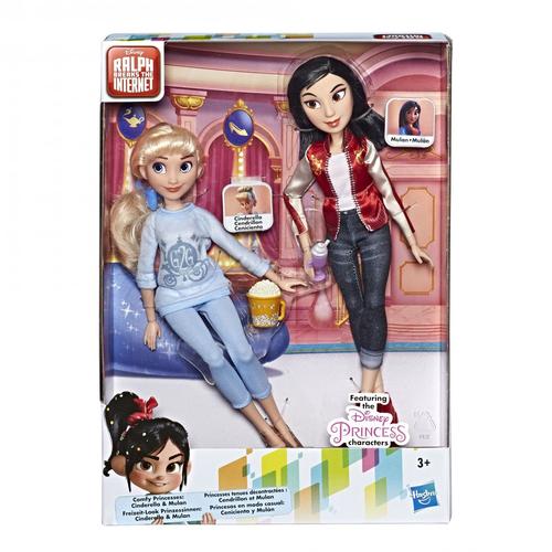 Disney Princesses Disney Princesses - Poupees Tendances Comfy Squad Cendrillon Et Mulan - 30 Cm