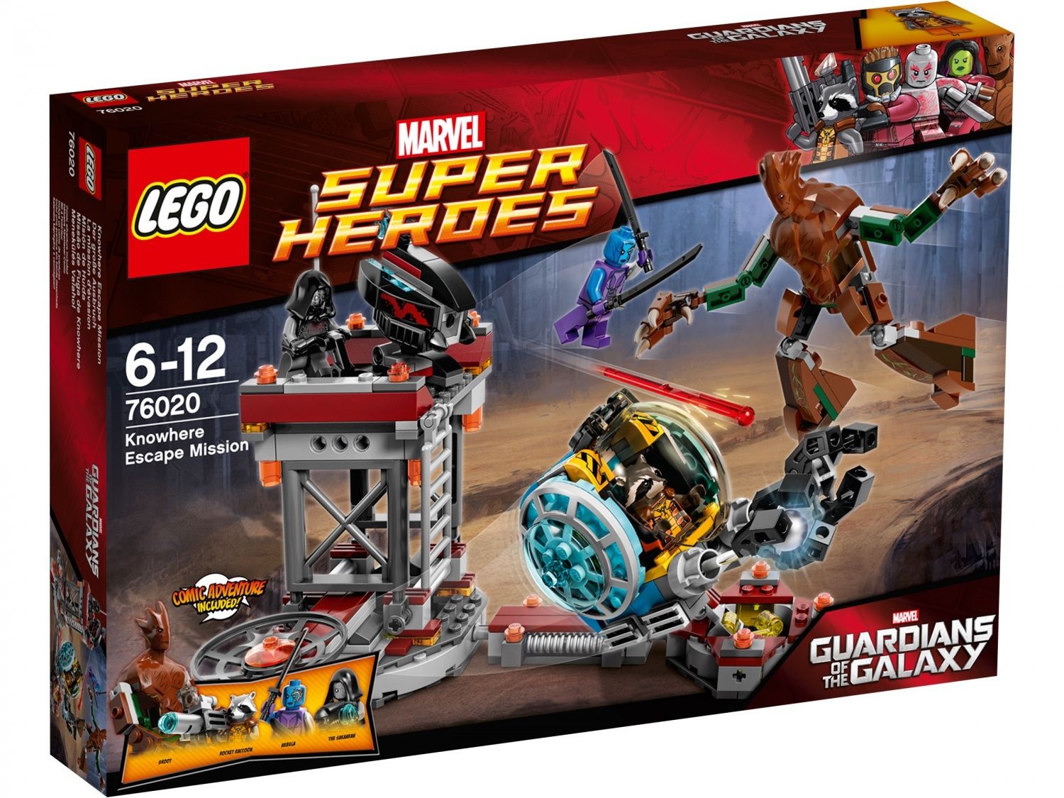 76020 LEGO Super Heroes - Marvel Comics - La Mission d'Evasion