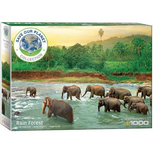 Eurographics Puzzle 1000 Pièces Forêt Tropicale