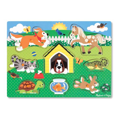 Melissa & Doug Puzzle Bois Animaux Domestiques