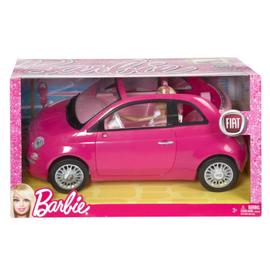 Barbie voiture Fiat 500 rose Convertible Barbie
