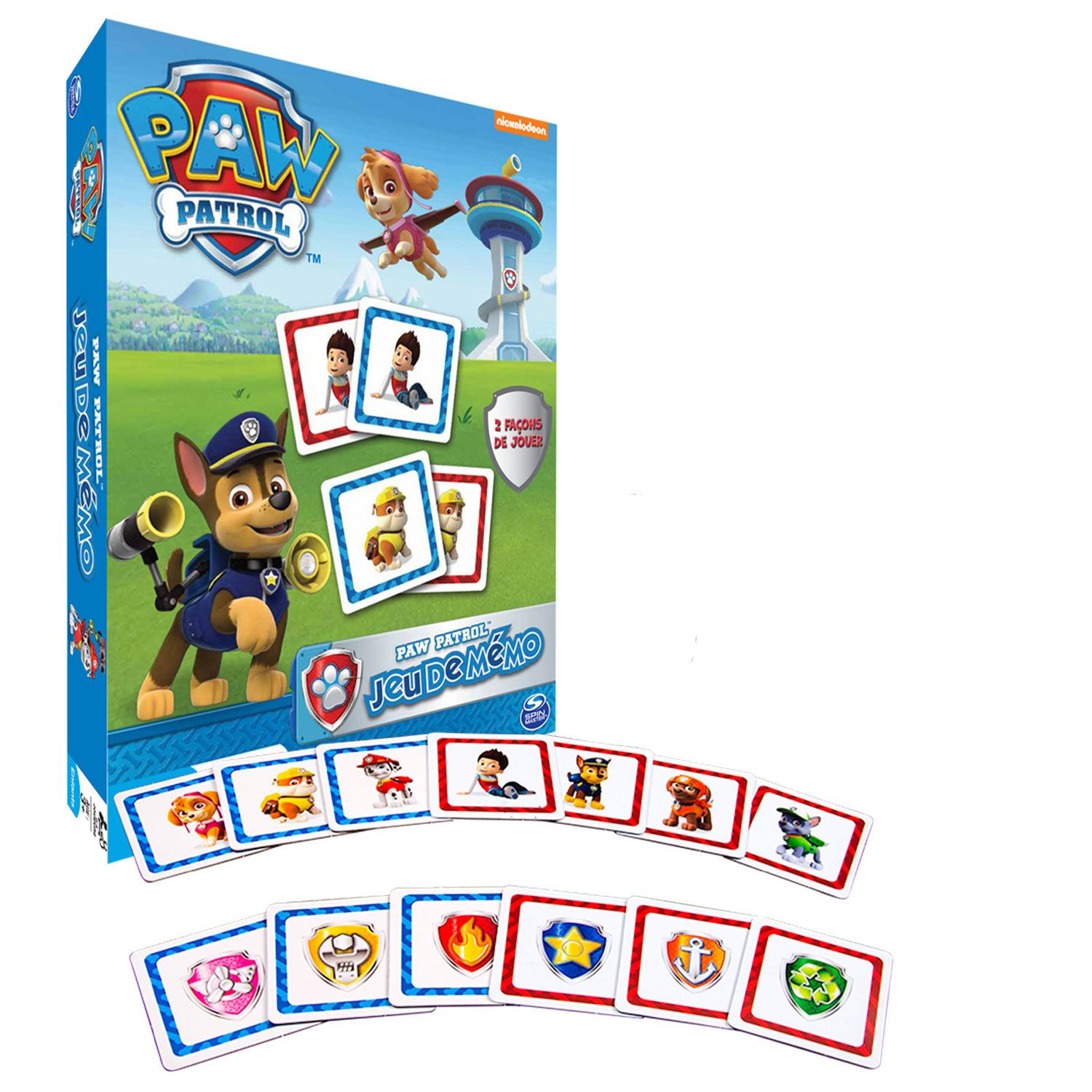 Mémo Paw Patrouille, Jeux