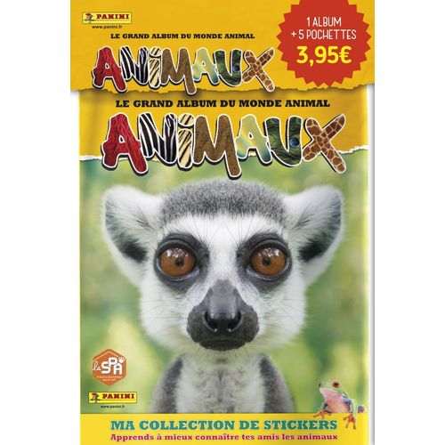 Panini Animaux Album 5p
