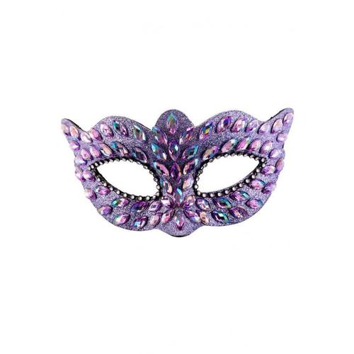 Loup Lilas Strass Adulte