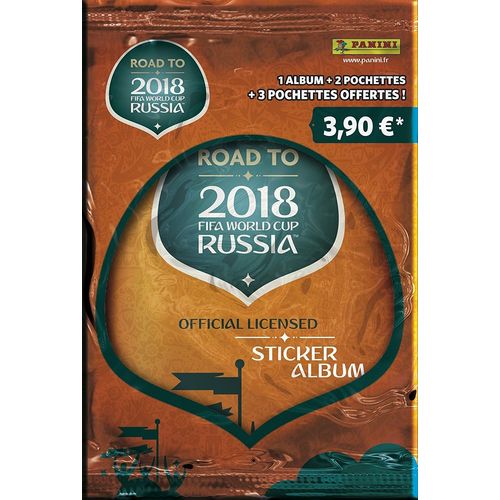 Panini En Route Pour La Coupe Du Monde 2018 - Russie - 1 Album + 5 Pochettes