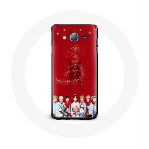 Coque Pour Samsung Galaxy J3 2016 Bts Bangtan Garçons Fond Rouge Cadeau De Noël 2023