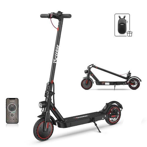 Iscooter Trottinette Électrique Adulte Avec Sac  8.5 Pouces 350w 7.5ah 30km/H Charge Maximale 120kg