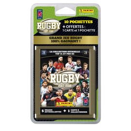 Panini Rugby 2017-2018 Blister 10 Pochettes + 1 Offerte + 1 Carte