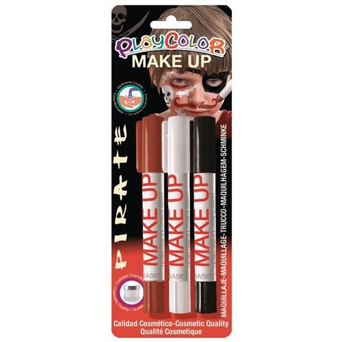 Playcolor Blister 3 Sticks Maquillage Pock Pirate