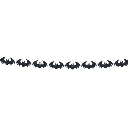 Rubie's Guirlande Feutre Chauve-Souris Noires