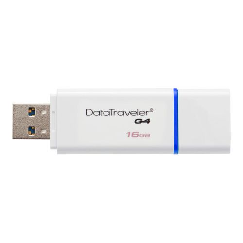 Kingston DataTraveler G4 - Clé USB - 16 Go - USB 3.0 - bleu