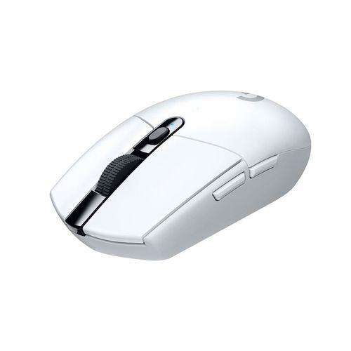 Logitech G G305 - Souris - optique - 6 boutons - sans fil - 2.4 GHz - récepteur sans fil USB - blanc