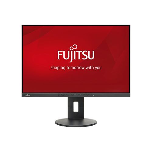 Fujitsu B24-9 WS - Business Line - écran LED - 24" - 1920 x 1200 WUXGA - IPS - 300 cd/m² - 1000:1 - 5 ms - HDMI, VGA, DisplayPort - haut-parleurs - noir mat - pour ESPRIMO P558, P956