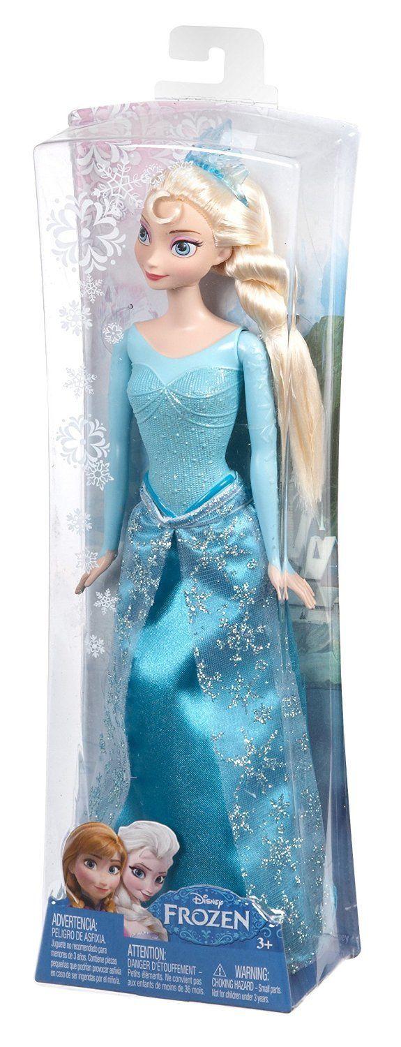 Poupée Elsa - DISNEY PRINCESSES - Style Series - robe pailletée