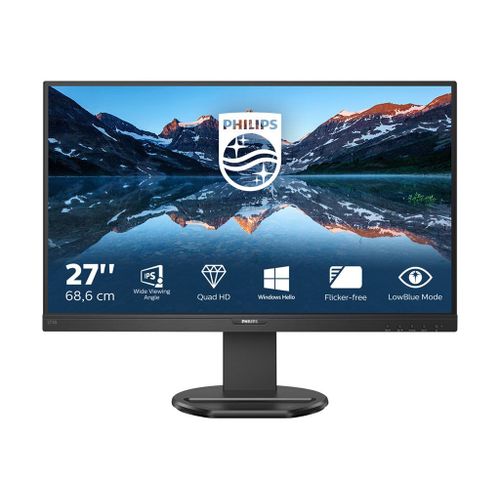 Philips B Line 276B9 - Écran LED - 27" - 2560 x 1440 QHD @ 75 Hz - IPS - 350 cd/m² - 1000:1 - 4 ms - HDMI, DisplayPort, USB-C - haut-parleurs - texture noire