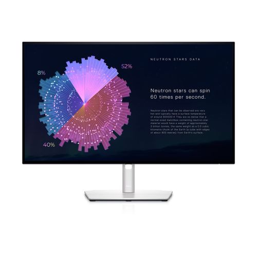 Dell UltraSharp U2722DE - Écran LED - 27" - 2560 x 1440 QHD @ 60 Hz - IPS - 350 cd/m² - 1000:1 - 5 ms - HDMI, DisplayPort, USB-C - avec 3 years Basic Hardware Service with Advanced Exchange -...
